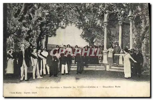 Cartes postales Theatre des Varietes Susie la Milliardaire Deuxieme Acte