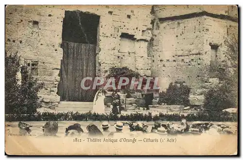 Cartes postales Theatre antique d&#39Orange Citharis 1er Acte