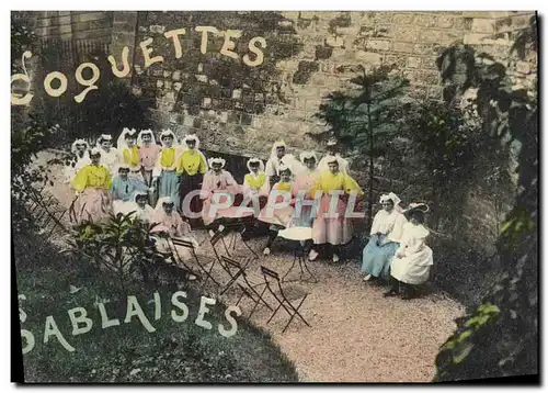 Cartes postales Folklore Coquettes Sablaises