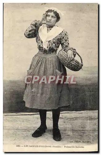 Cartes postales Folklore Les Sables d&#39Olonne Poissarde Sablaise