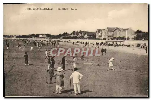 Cartes postales Chatelaillon La plage Croquet Tennis