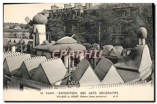 Cartes postales Paris Exposition des Arts Decoratifs Village du jouet
