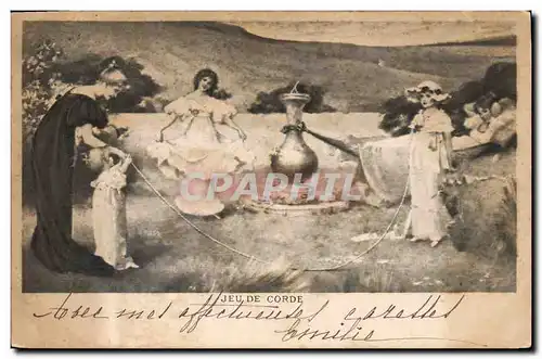 Cartes postales Jeu de corde