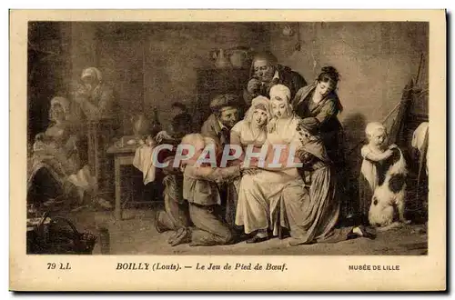 Cartes postales Boilly Le jeu de Pied de boeuf Musee de Lille