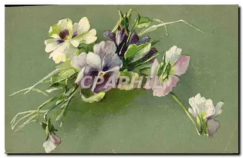 Cartes postales Fantaisie Fleurs