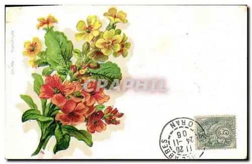 Cartes postales Fantaisie Fleurs