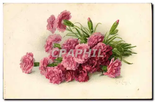 Cartes postales Fantaisie Fleurs