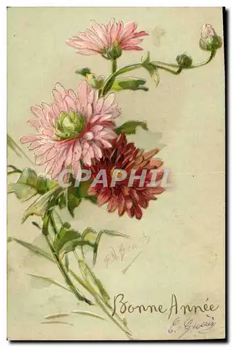 Cartes postales Fantaisie Fleurs