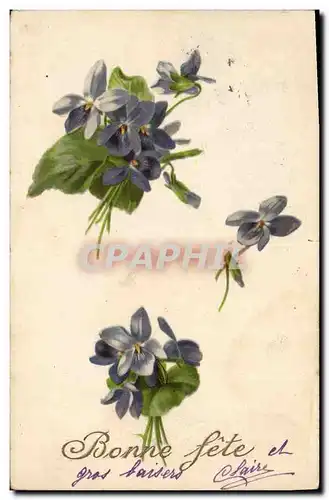 Cartes postales Fantaisie Fleurs