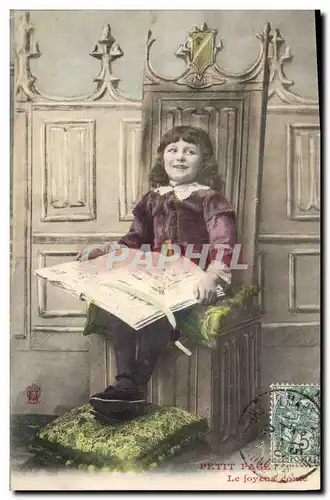 Cartes postales Petit page Enfant Le joyeux conte