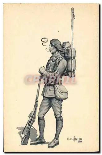 Cartes postales Militaria Chasseurs Alpins