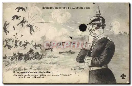 Cartes postales Militaria A propos d&#39un nouveau facteur