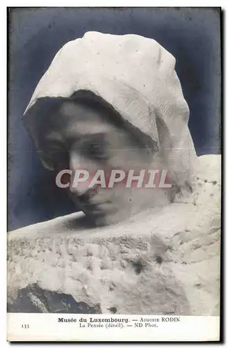 Cartes postales Paris Musee du Luxembourg Auguste Rodin La pensee