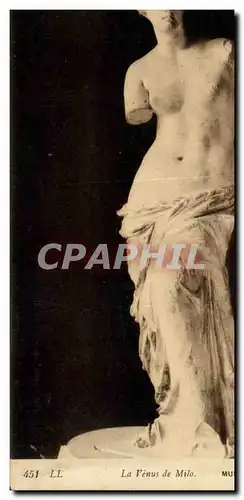 Cartes postales La Venus de Milo Musee du Louvre Paris