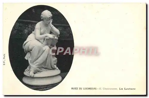 Cartes postales Paris Musee du Luxembourg Chartrousse La lecture