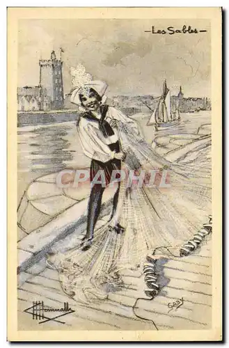 Cartes postales Folklore Charles Homualk Les Sables d&#39Olonne