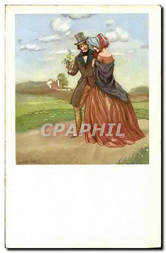 Cartes postales Fantaisie Illustrateur Femme