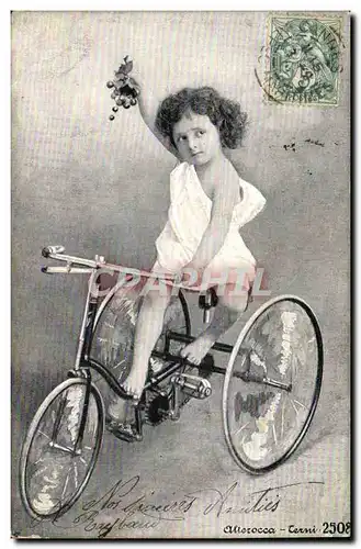 Ansichtskarte AK Enfant Velo Cycle