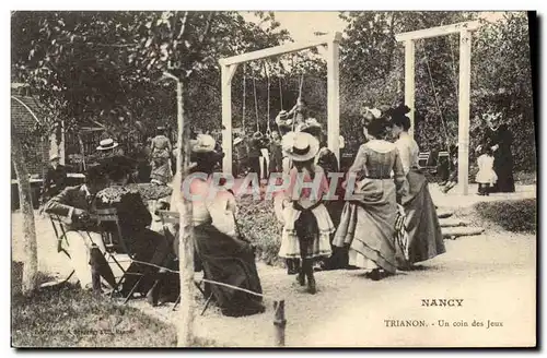 Cartes postales Nancy Trianon Un coin des jeux