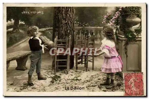 Cartes postales Jeux d&#39enfants Le ballon
