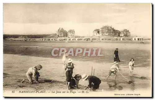 Cartes postales Hardelot Plage Les jeux sur la plage