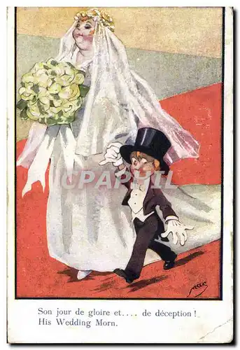 Ansichtskarte AK Fantaisie Illustrateur Mac Enfants Mariage