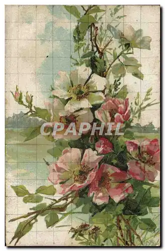 Cartes postales Fantaisie Fleurs