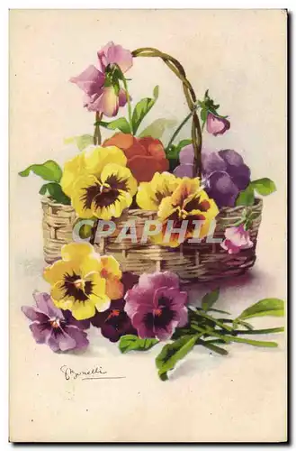 Cartes postales Fantaisie Fleurs