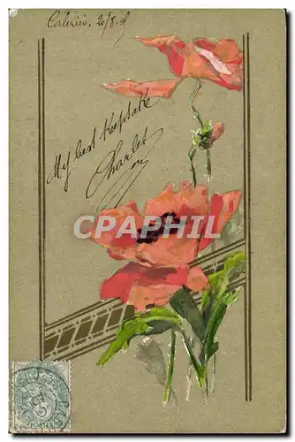 Cartes postales Fantaisie Fleurs