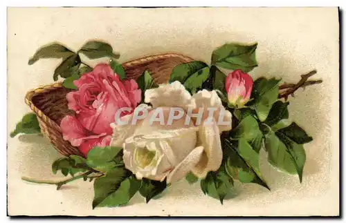 Cartes postales Fantaisie Fleurs