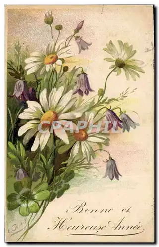 Cartes postales Fantaisie Fleurs