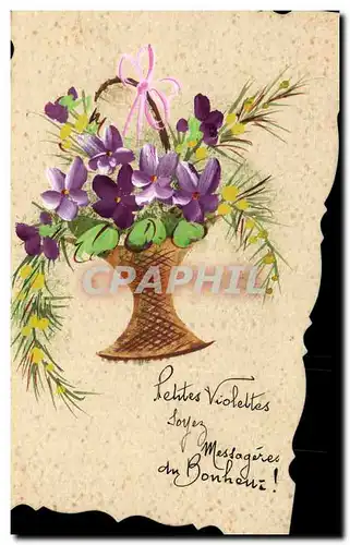 Cartes postales Fantaisie Fleurs