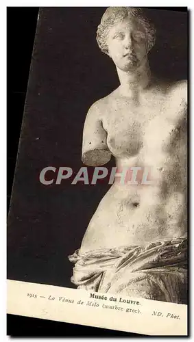 Cartes postales Paris Musee du Louvre La Venus de Milo