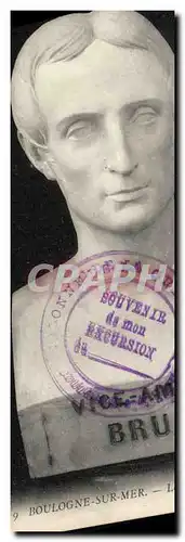 Cartes postales Boulogne sur Mer La colonne de la grande armee La Vice Amiral Bruix