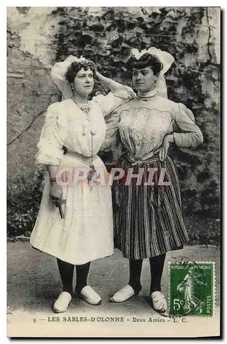 Cartes postales Folklore Les Sables d&#39Olonne Deux amies