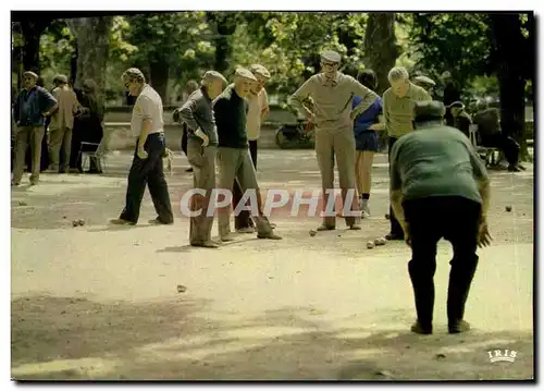 Moderne Karte Petanque Reflets de Provence