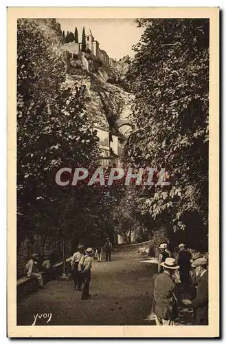 Cartes postales Petanque Provence Joueurs de boules a Moustiers Ste Marie