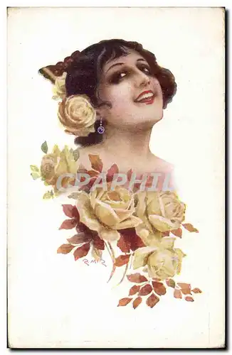 Cartes postales Fantaisie Illustrateur Mir Femme