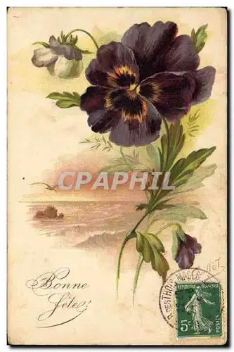 Cartes postales Fantaisie Fleurs