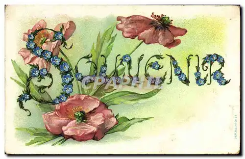 Cartes postales Fantaisie Fleurs