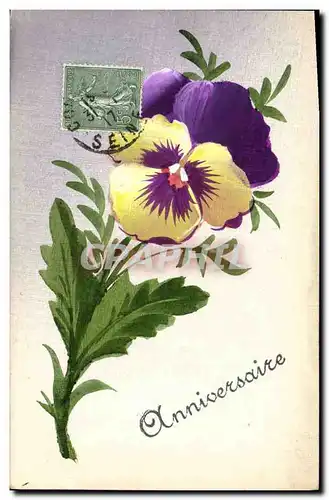 Cartes postales Fantaisie Fleurs