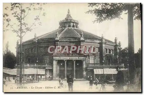 Cartes postales Amiens Le Cirque