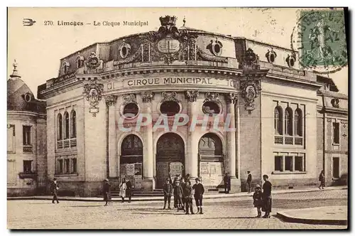 Cartes postales Limoges Le Cirque municipal