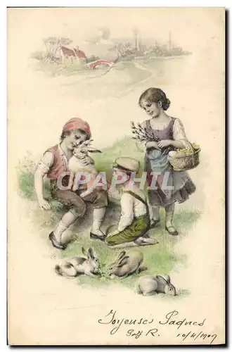 Cartes postales Lapin Lapins Enfants