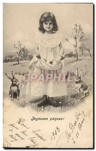 Cartes postales Lapin Lapins Enfant