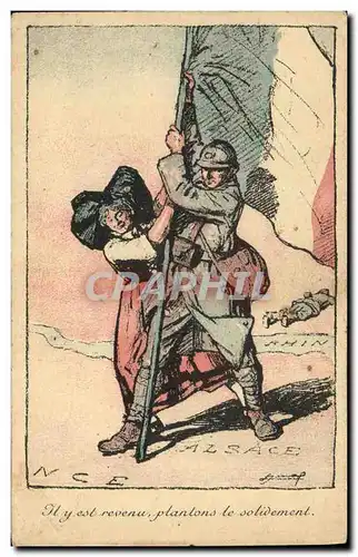 Cartes postales Militaria Alsace