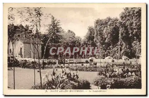 Ansichtskarte AK Petanque Saint Amand Montrond Le boulodrome