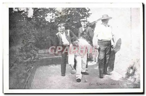 Ansichtskarte AK Petanque Jeu de boules