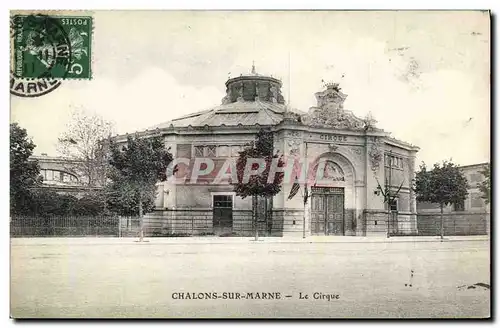 Cartes postales Cirque Chalons sur Marne