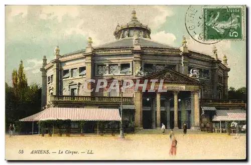 Cartes postales Cirque Amiens